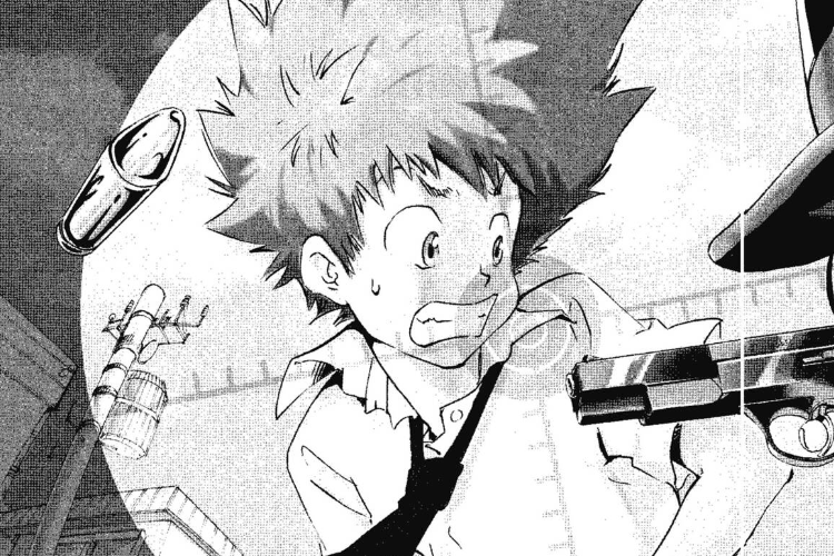 Hitman Reborn!漫畫評論 第 完整章節章, 他們一見面就打了起來。
